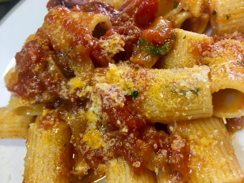 Pasta All Amatriciana Ramata Di Sora Lella La Pi Buona Di Roma Con I