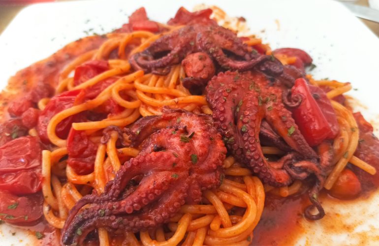 Spaghetti con il "purpetiello"