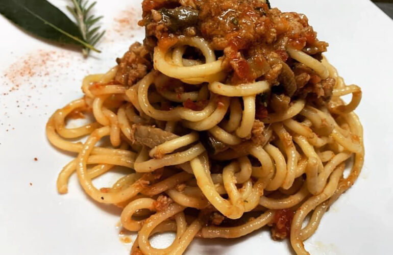 spaghetti alla trasteverina