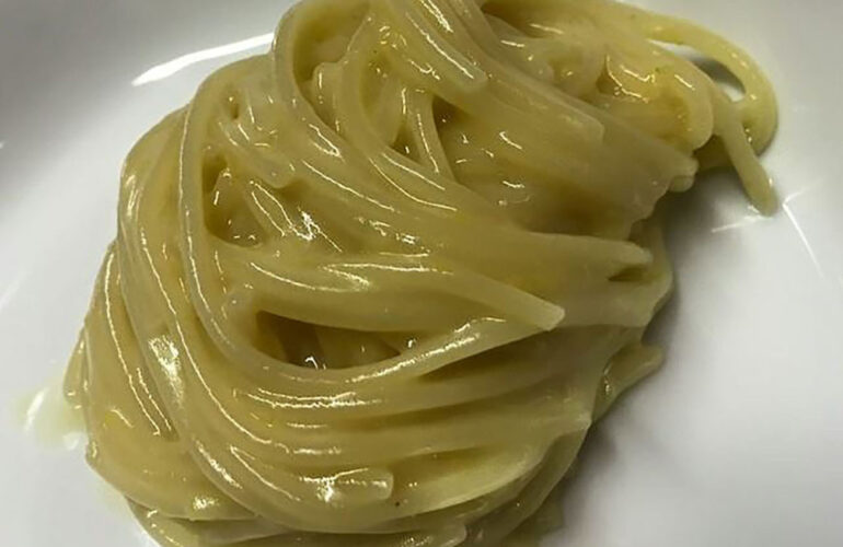 Spaghetti olio e limone