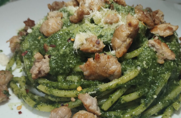 broccoli e salsiccia