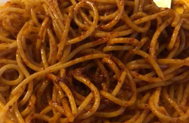 spaghetti alla sardella