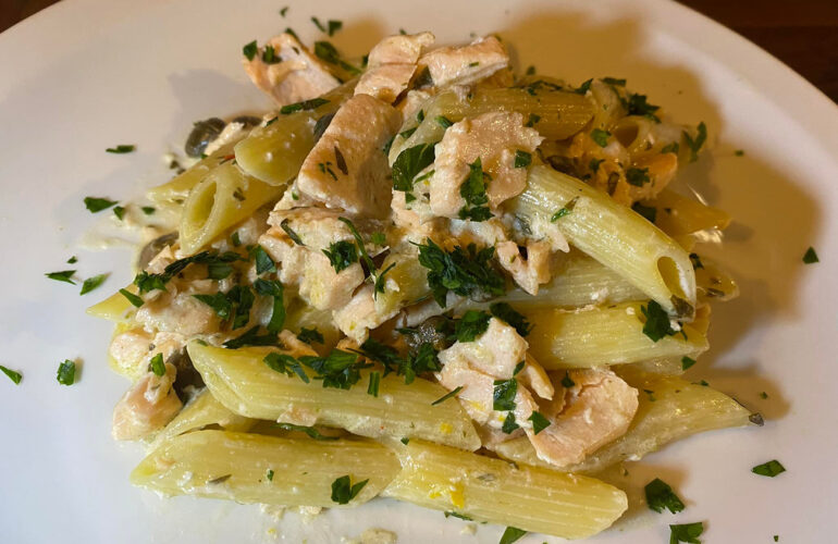 penne salmone e mascarpone