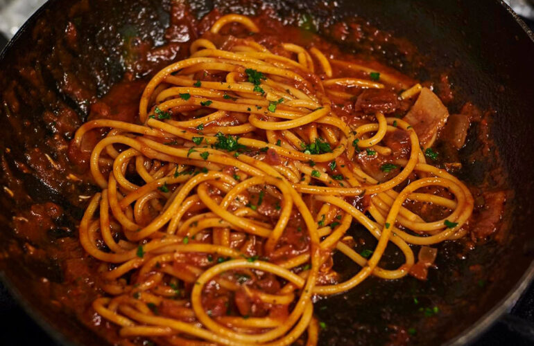 spaghetti alla bersagliera