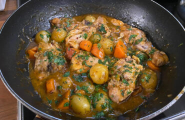 Pollo bourguignon