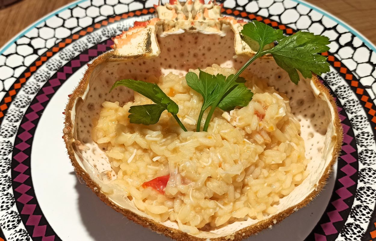 Risotto alla Granceola, il primo di mare cremoso e buonissimo, meglio dell’aragosta