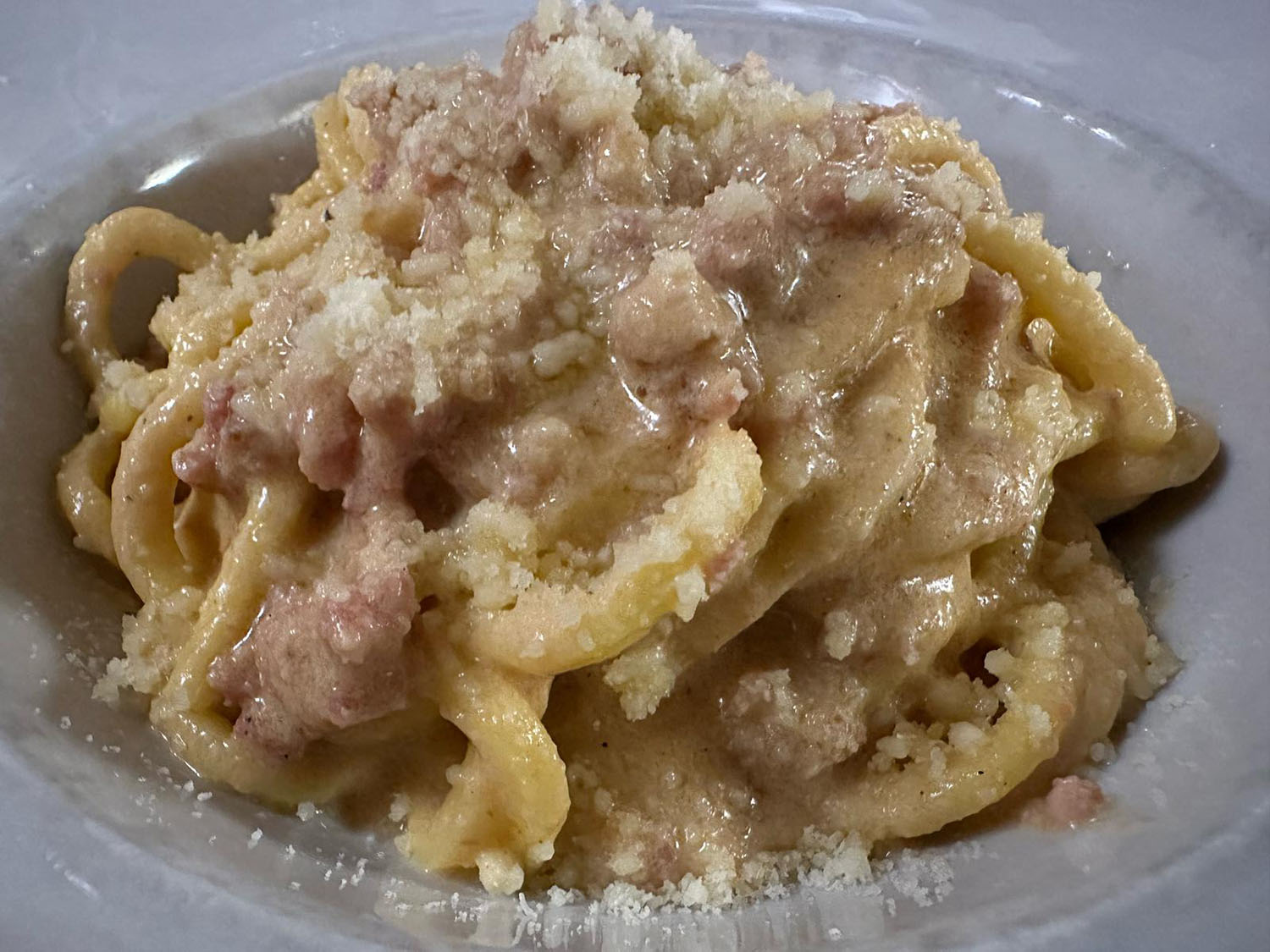 Tonnarello alla Cuccagna della Sora Lella, dimenticate la classica Carbonara. Il primo più goloso al mondo con 12 ingredienti segreti